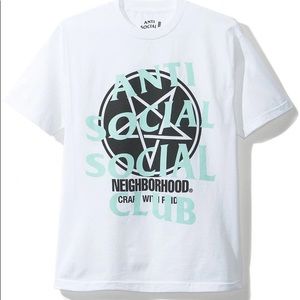 Anti Social Social Club x Neighborhood Filth Fury tee